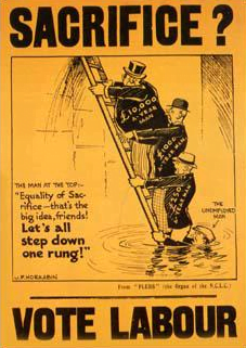 &nbsp; &nbsp; &nbsp; &nbsp;Labour Party poster (1931)