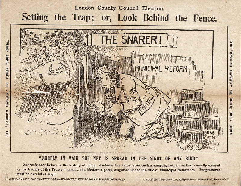 Learning from history - progressives, beware of political traps!  &nbsp;&nbsp;Photo via LSE Digital Library http://digital.library.lse.ac.uk/objects/lse:lip523xap