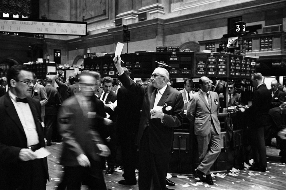 Floor of the New York Stock Exchange, Thomas J. O'Halloran, 1963