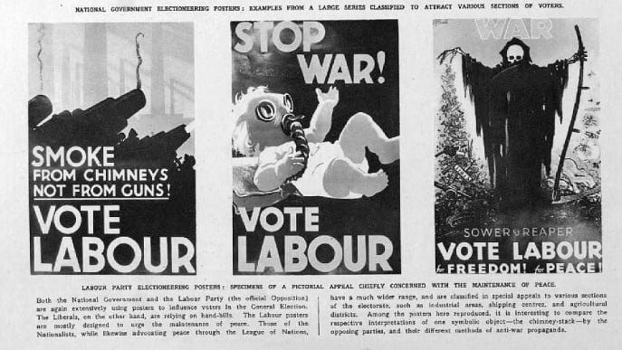 Election Hoarding Posters 1935