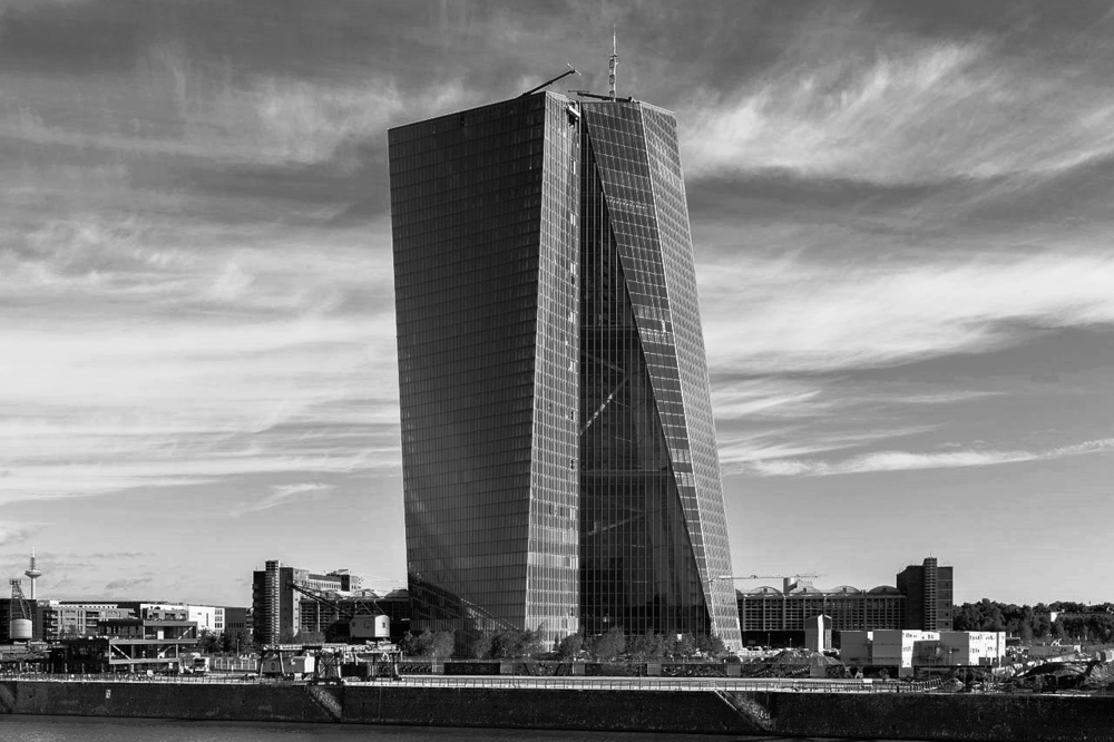 New building of the European Central Bank in Frankfurt Main, Germany  by Norbert Nagel, 2014