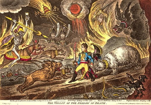 james gillray The Valley of the Shadow of Death